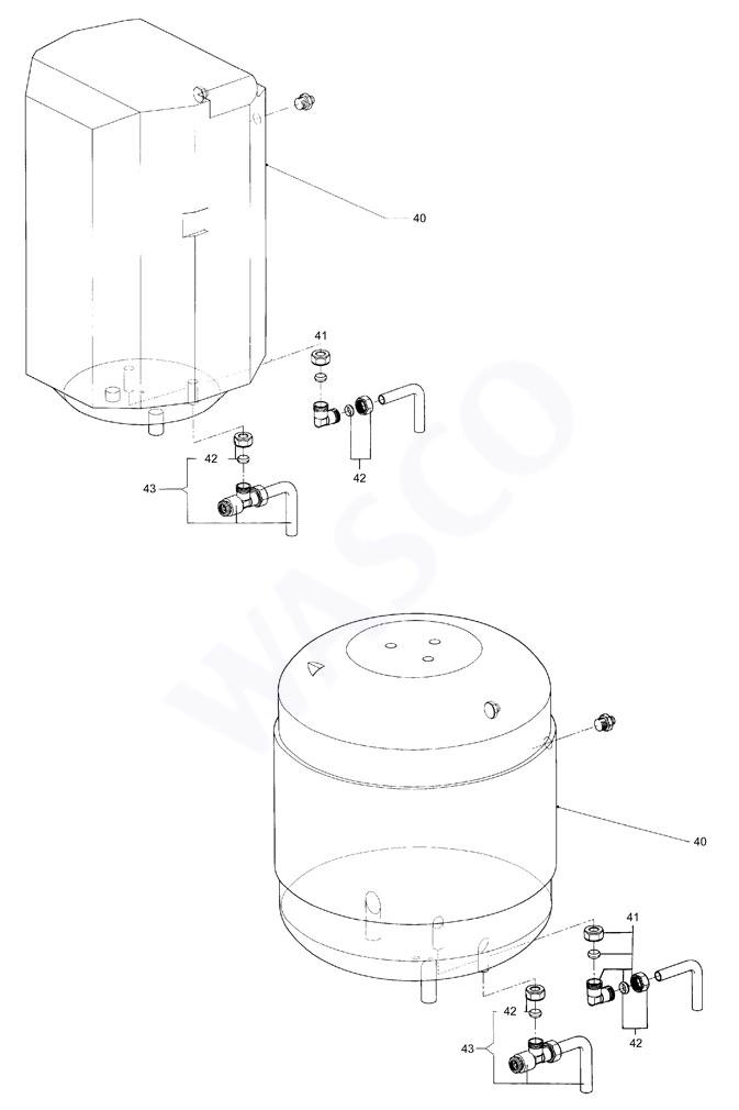 Nefit (Bosch) Turbo 32C exploded tekening