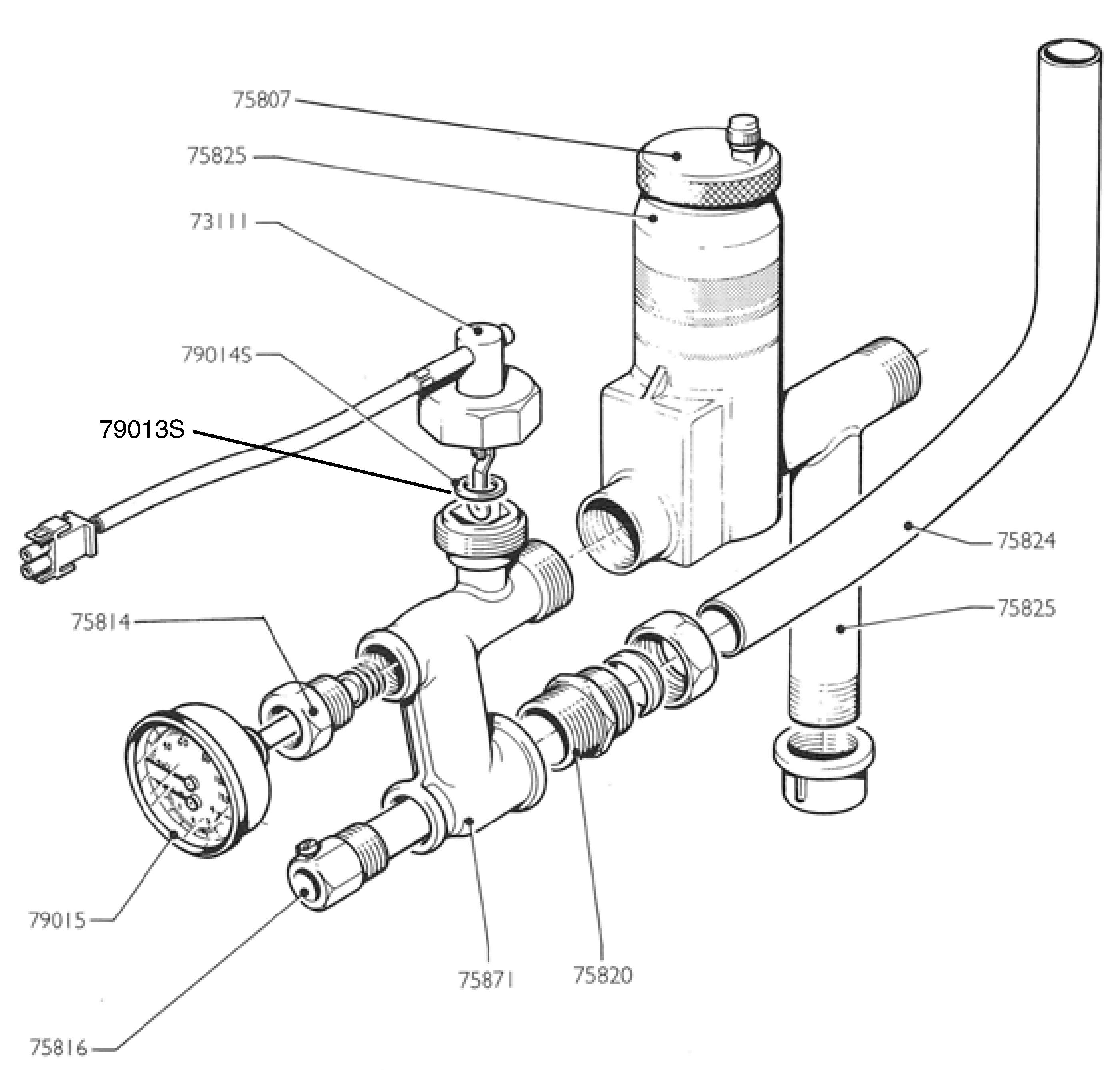 Nefit (Bosch) Turbo 80 T21 exploded tekening
