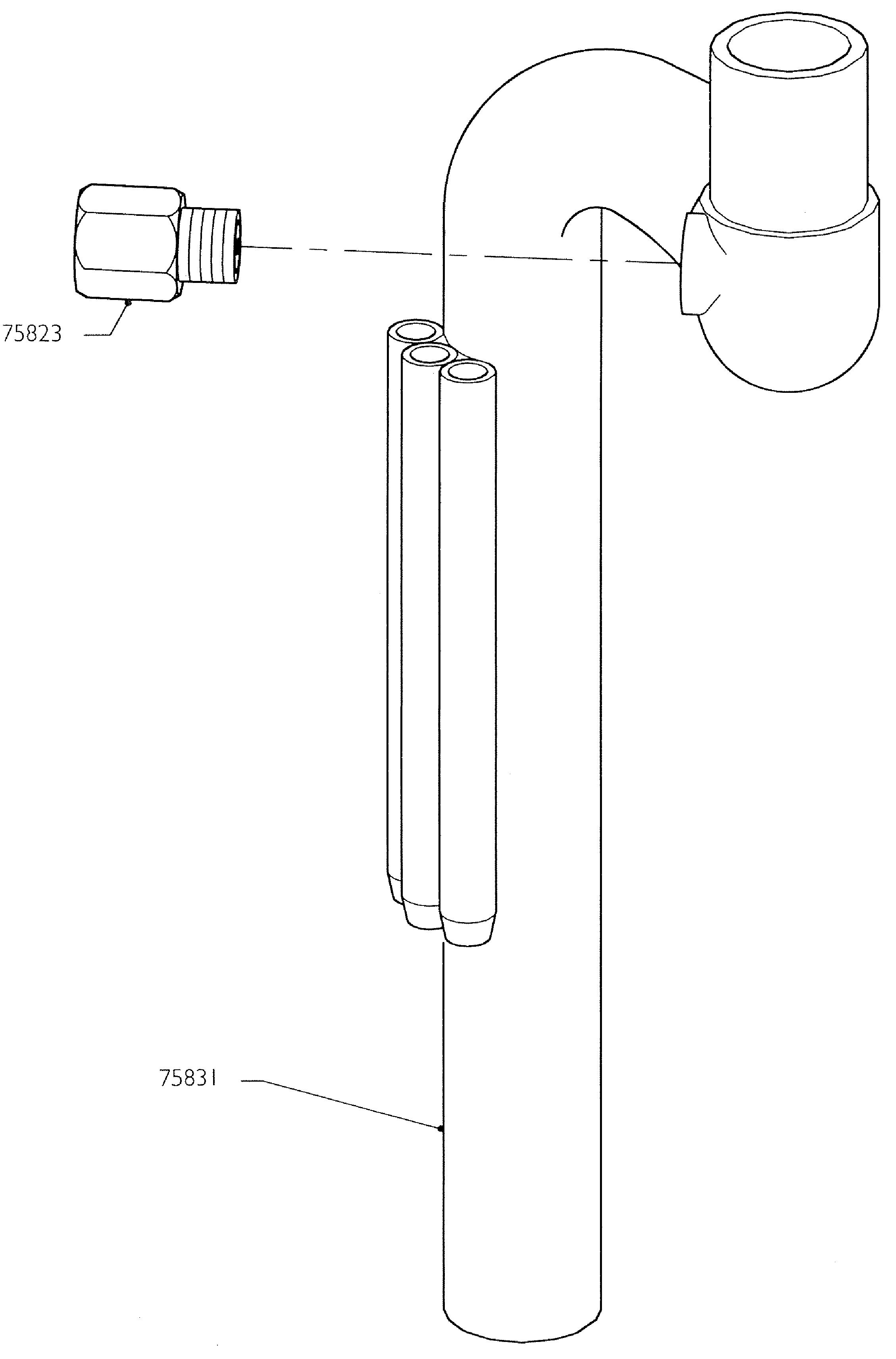 Nefit (Bosch) Turbo 90 HR45 exploded tekening