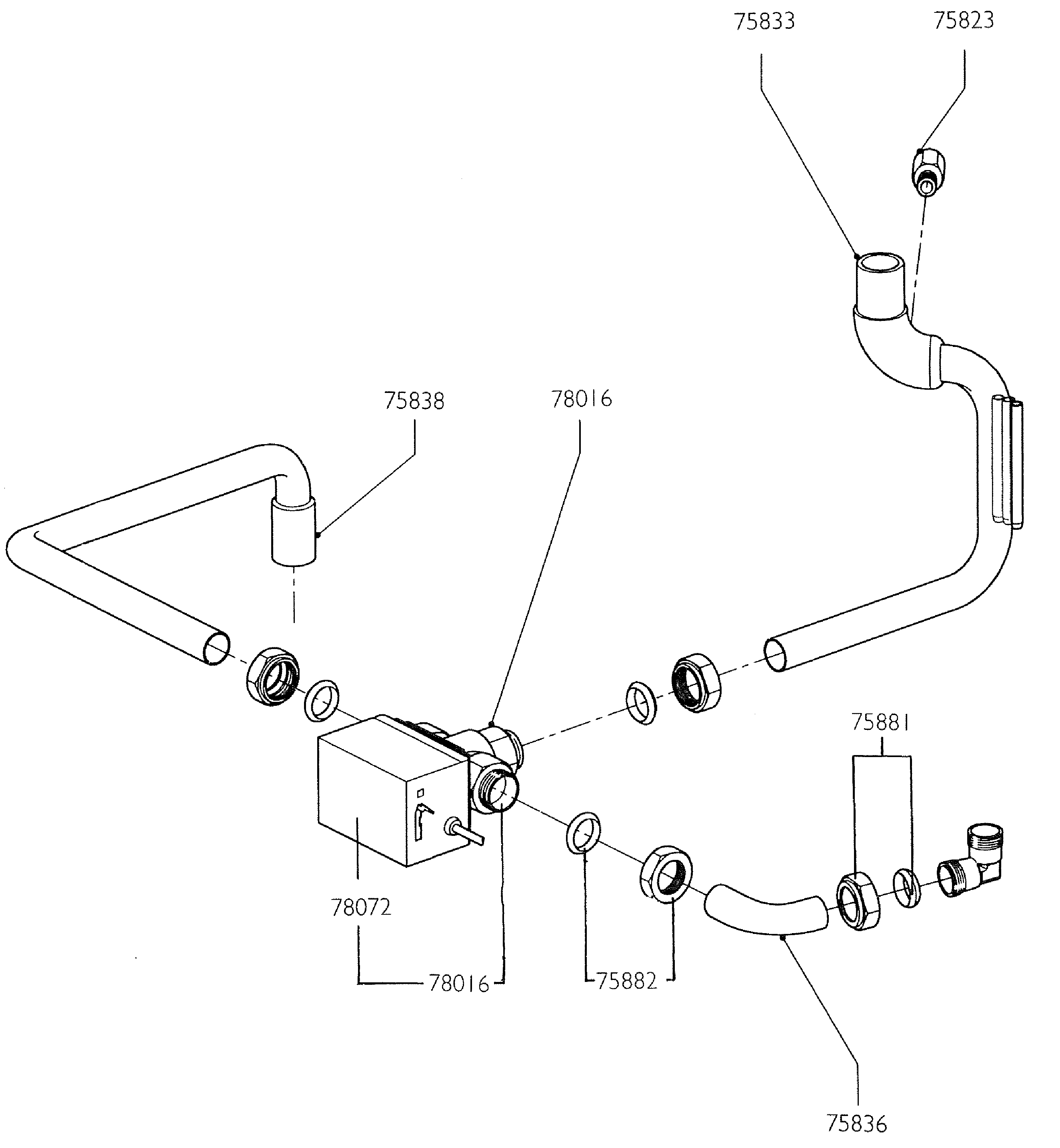 Nefit (Bosch) Turbo 90 HRC32H exploded tekening