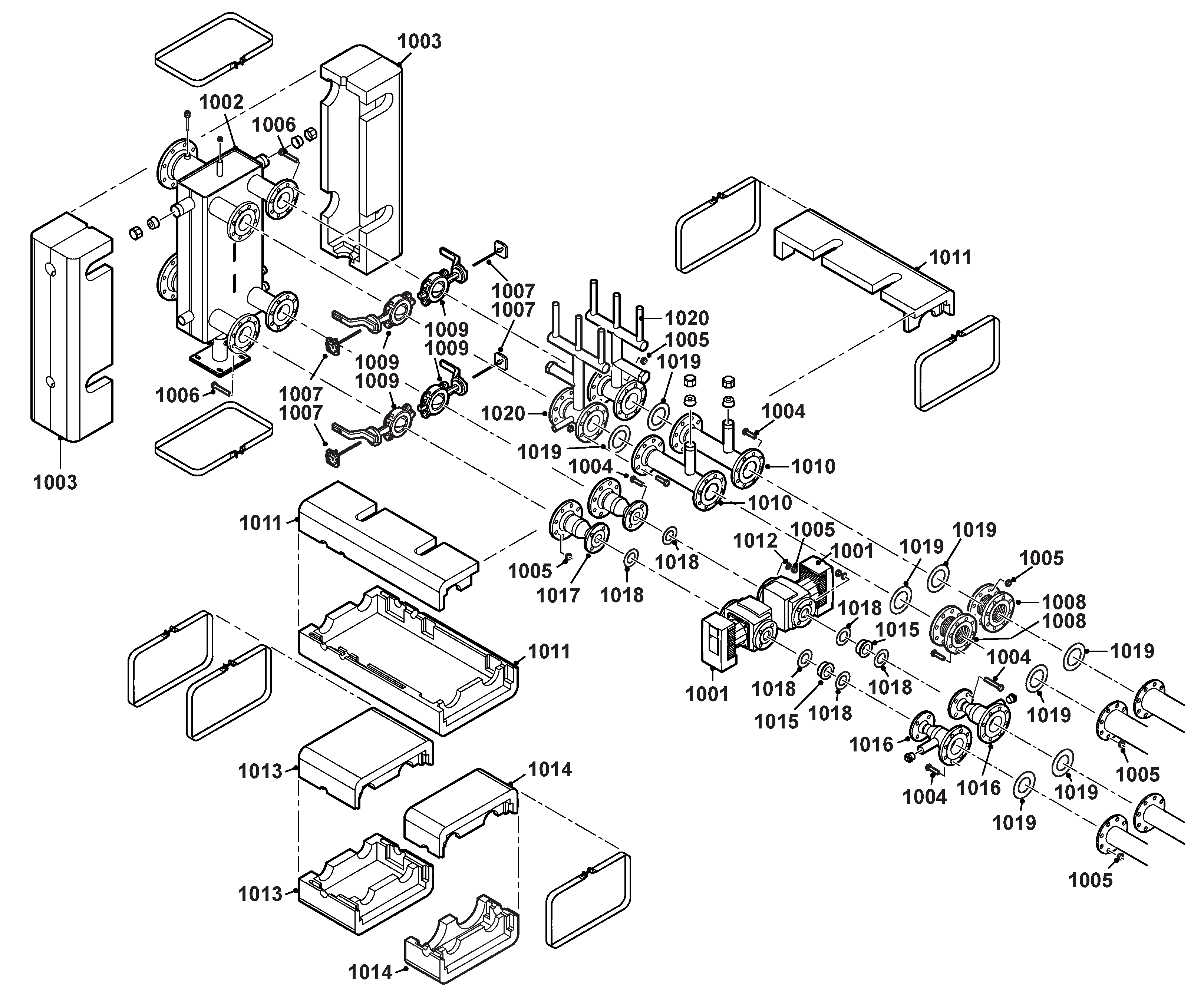 Remeha Gas 610 Eco exploded tekening