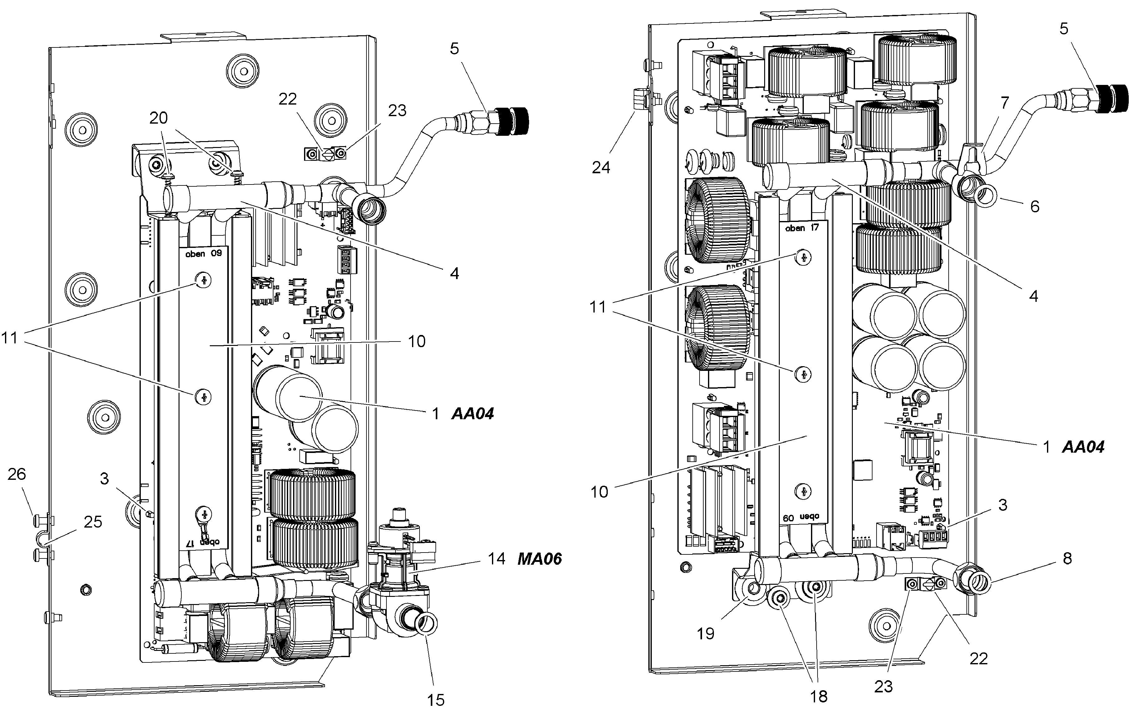 Stiebel Eltron WPL 09-17 I(K)CS CLASSIC (02/2017) exploded tekening
