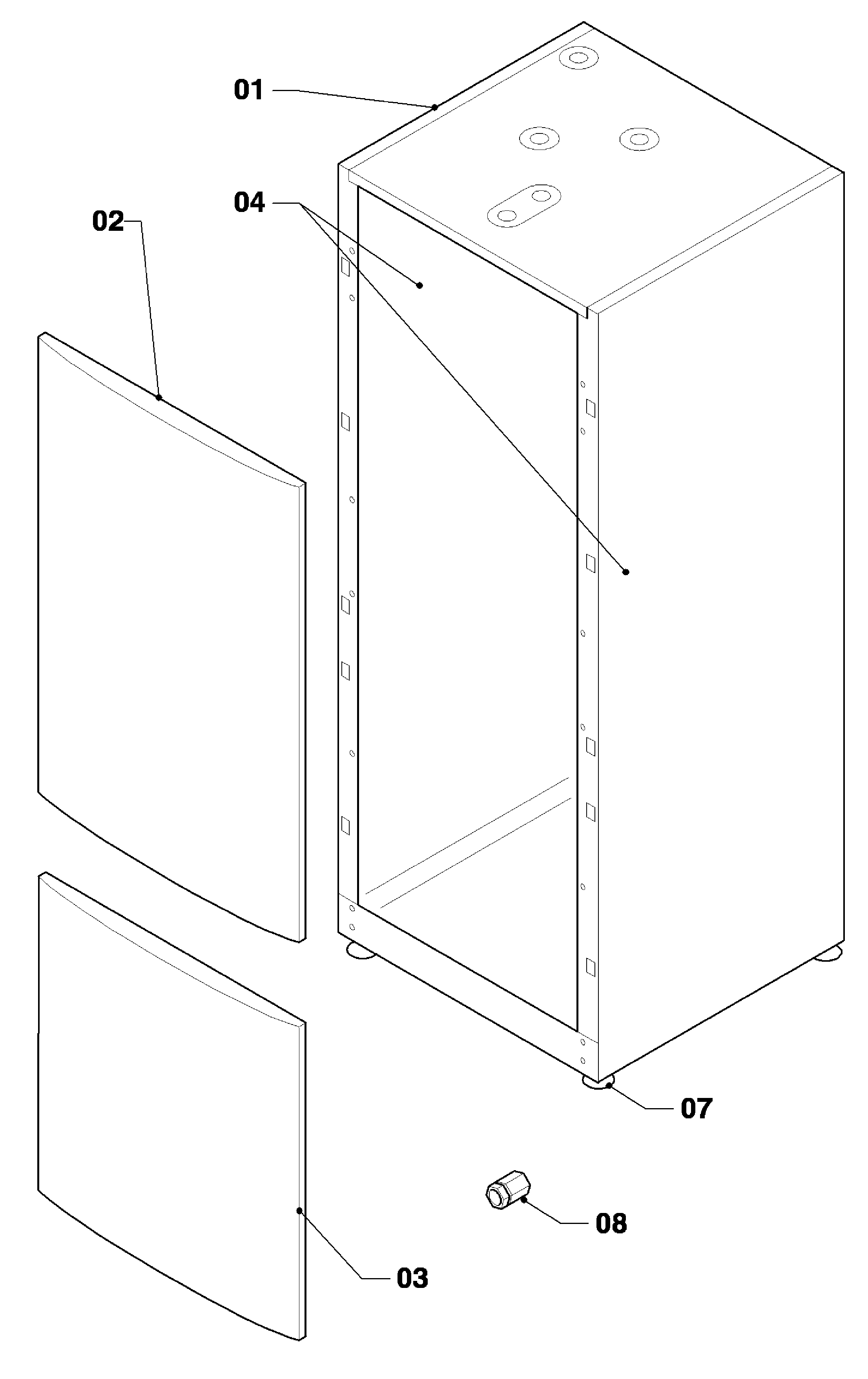 Vaillant geoSTOR VDH 300/2 exploded tekening