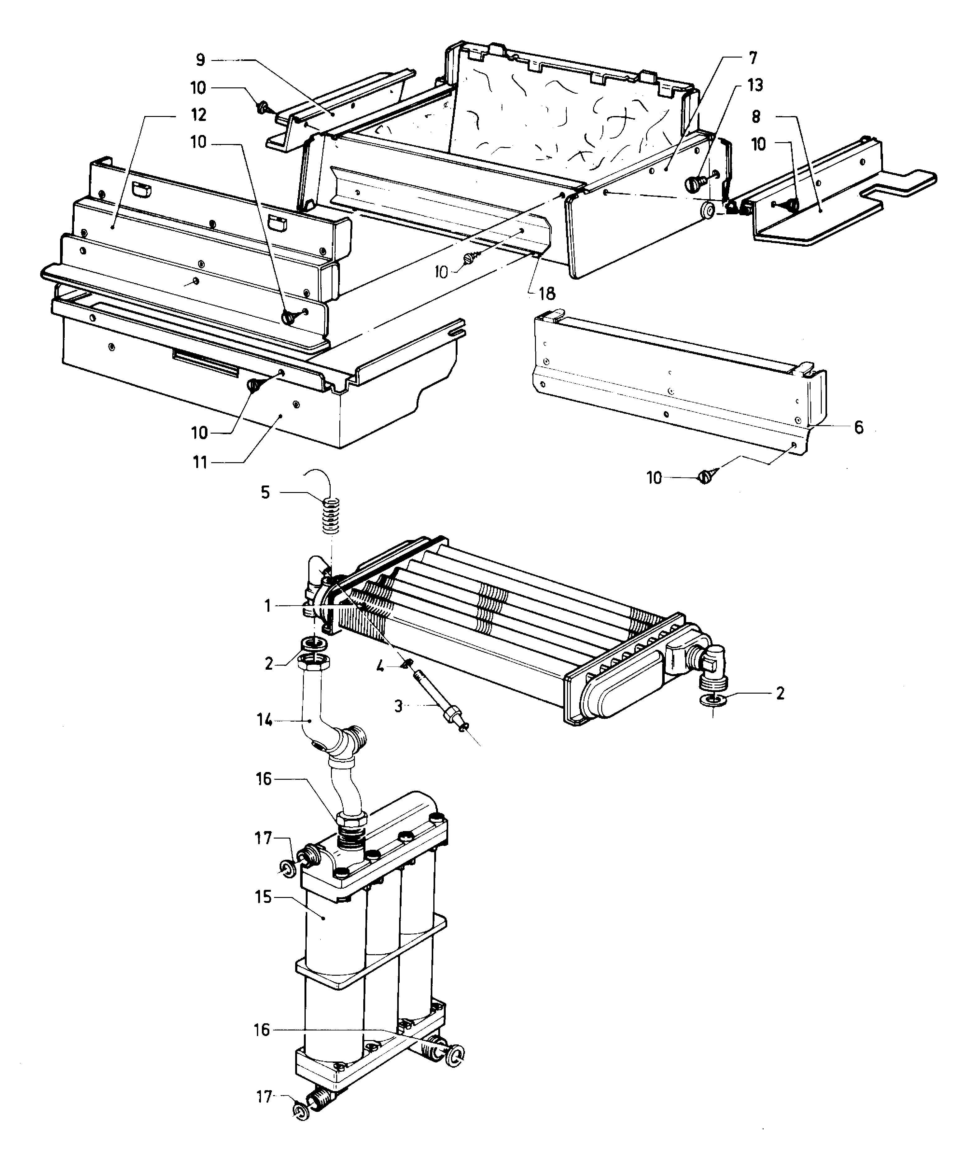 Vaillant Combiketel Turbo VCW 282 E exploded tekening