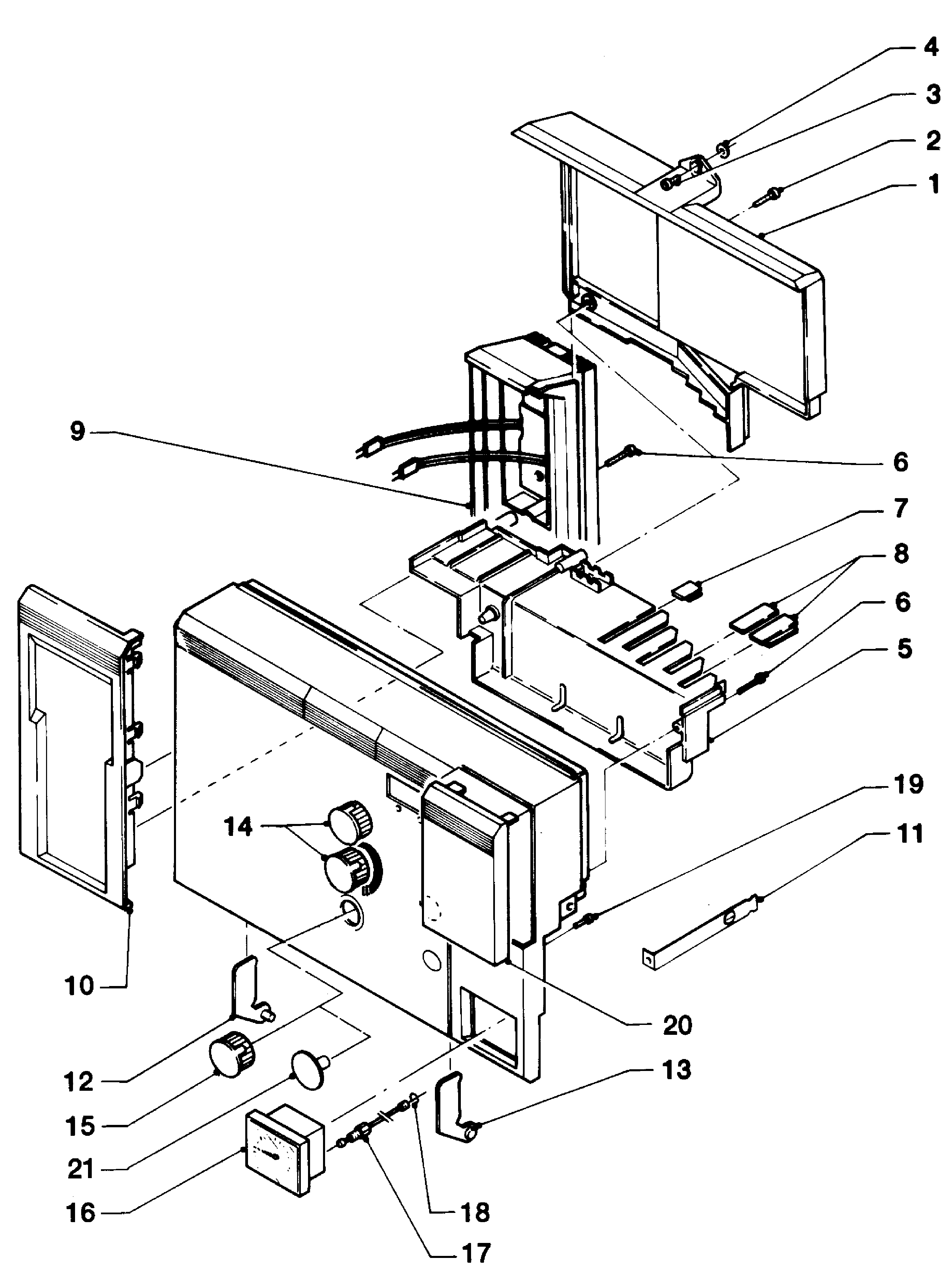 Vaillant HR Comfort VU-VUW 23-28/6 E exploded tekening
