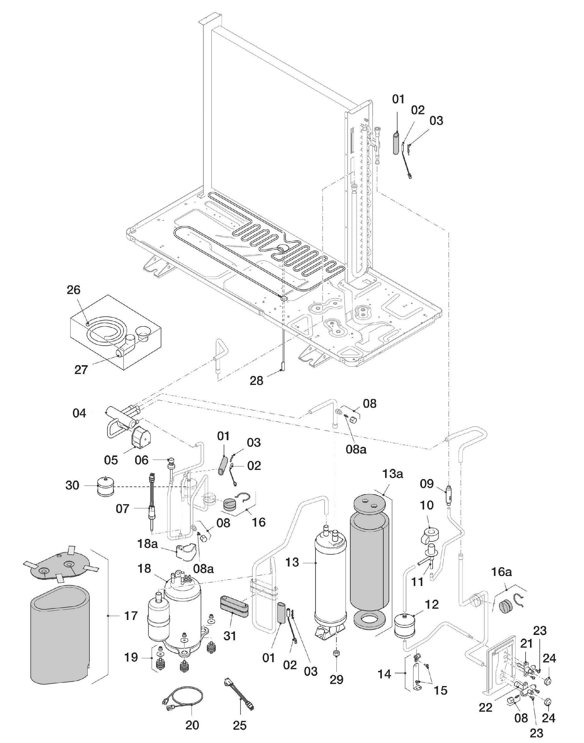 Vaillant aroTHERM VWL 35/5 AS exploded tekening