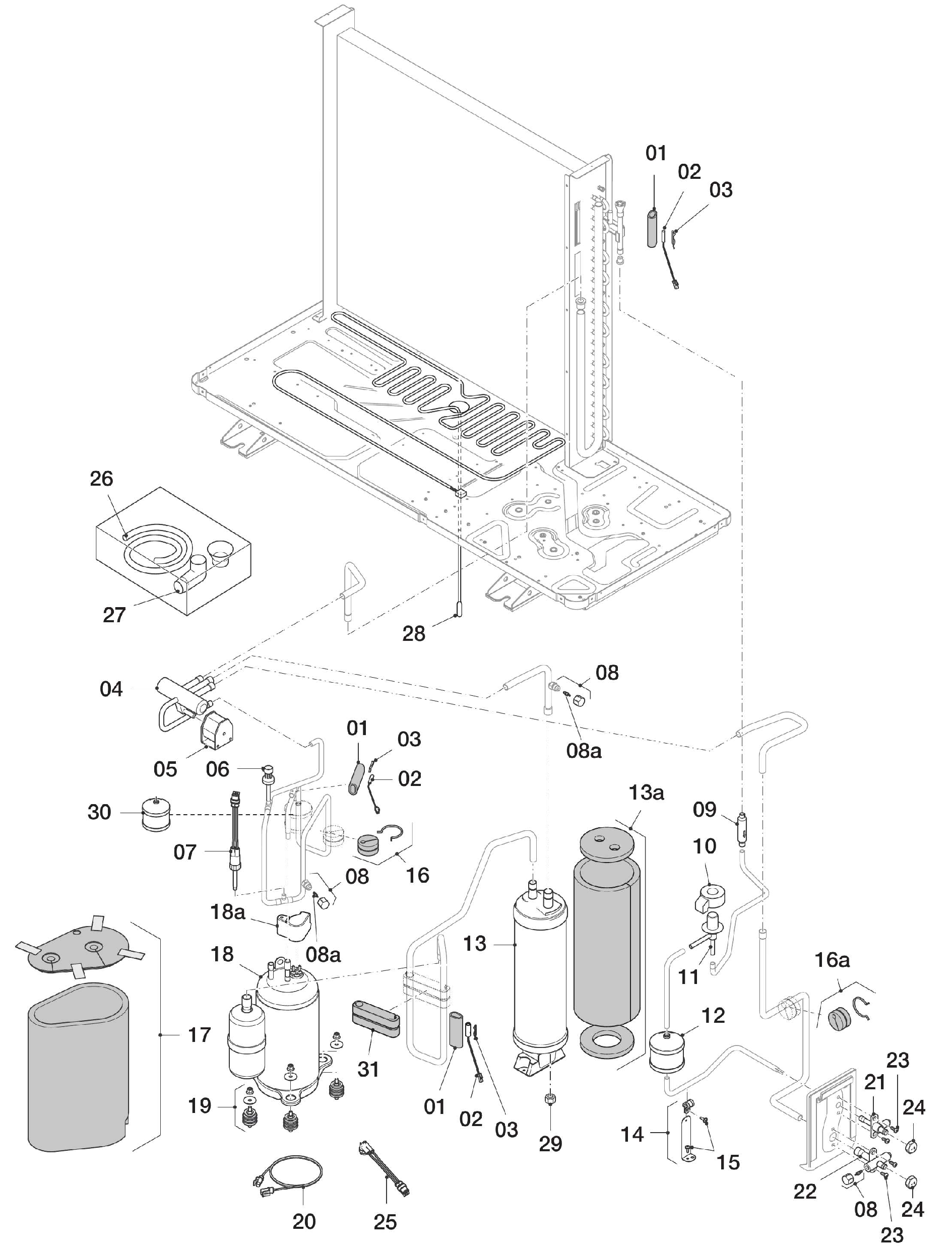 Vaillant aroTHERM VWL 75/5 AS exploded tekening