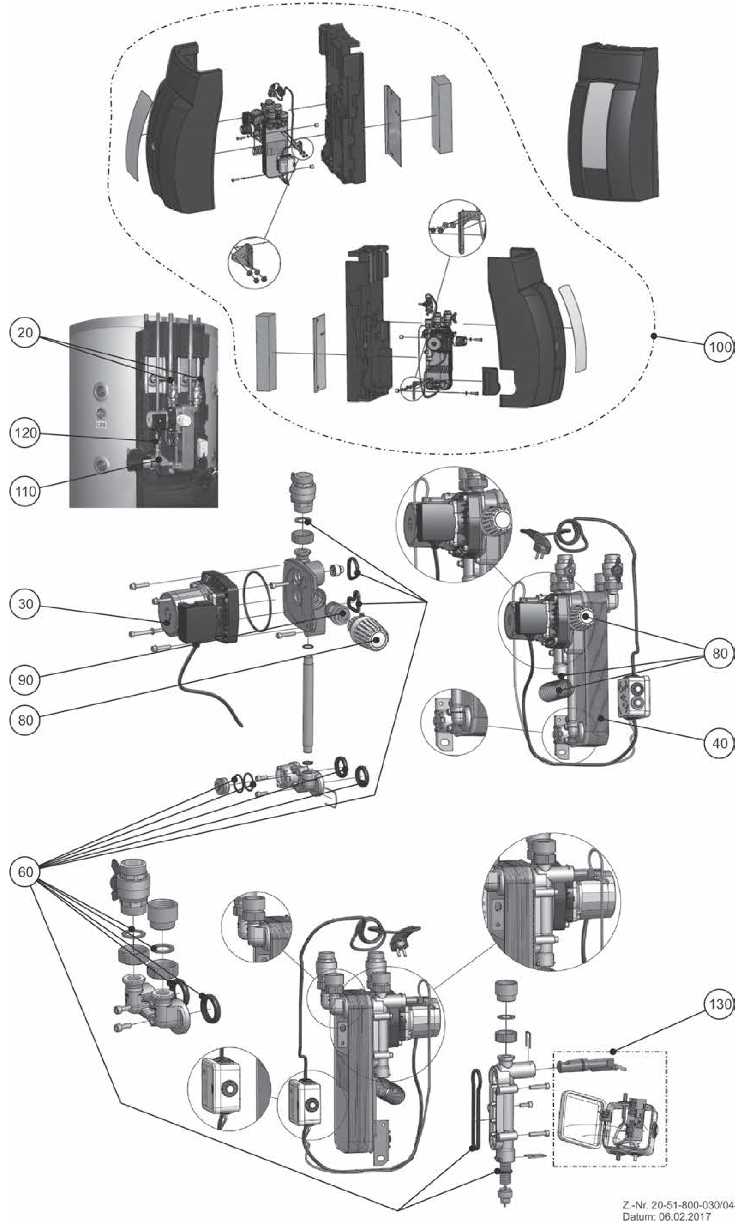 Wolf BSP-FW-2-60 exploded tekening