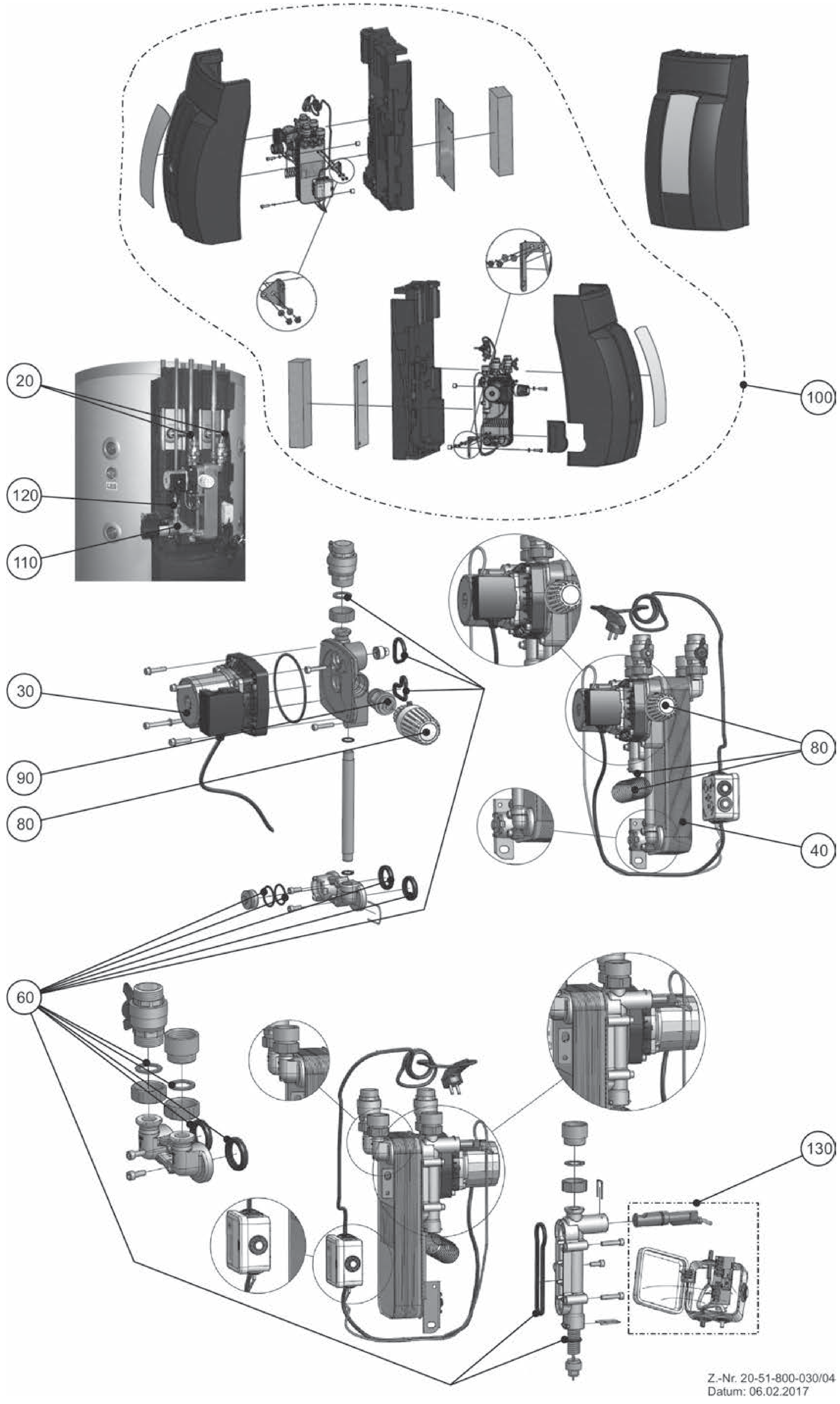 Wolf BSP-FWL-2-60L exploded tekening
