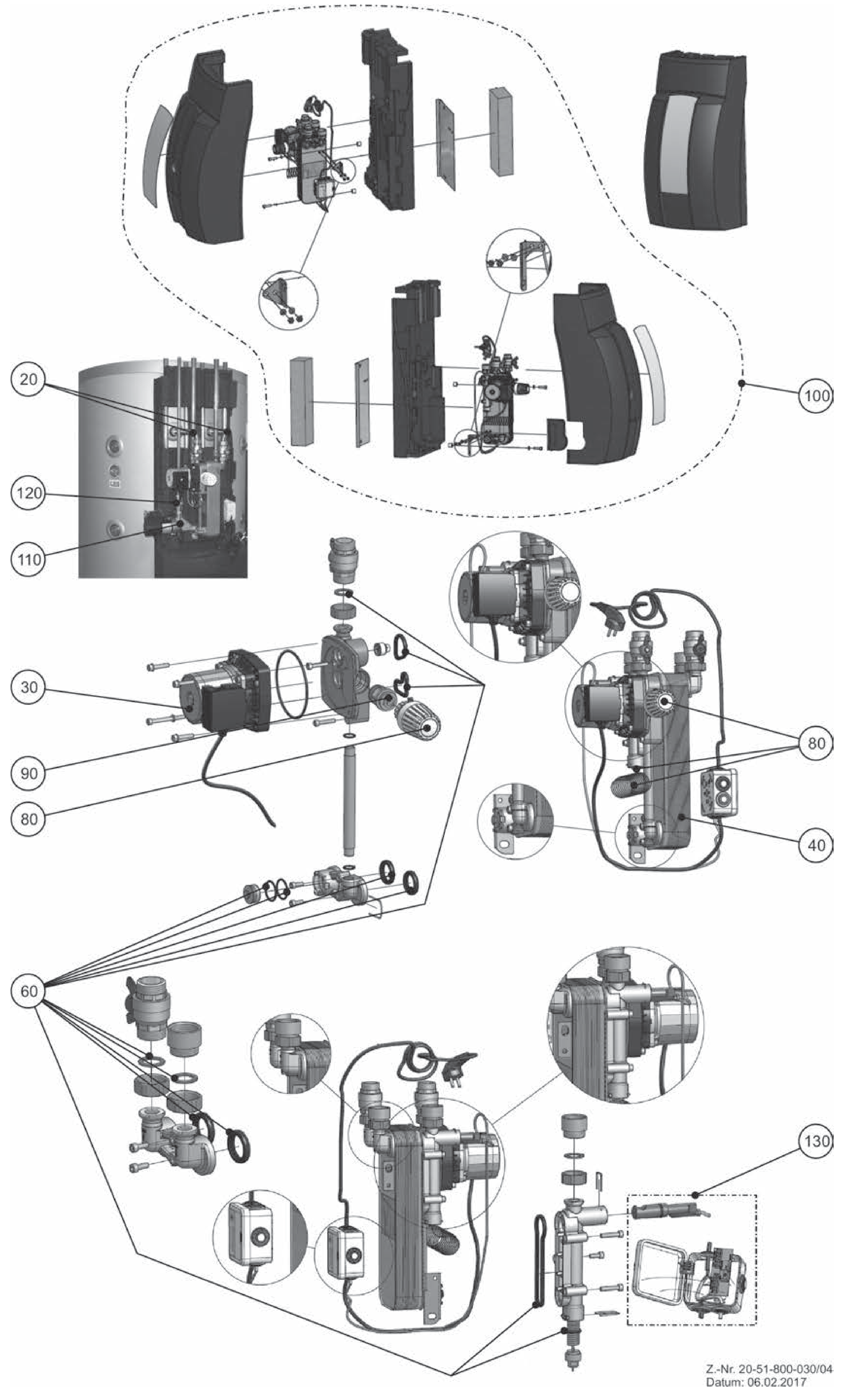 Wolf BSP-FWS-2-60 exploded tekening