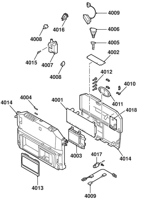 Exploded view Remeha Calenta 28C Combi CW4: Elektra