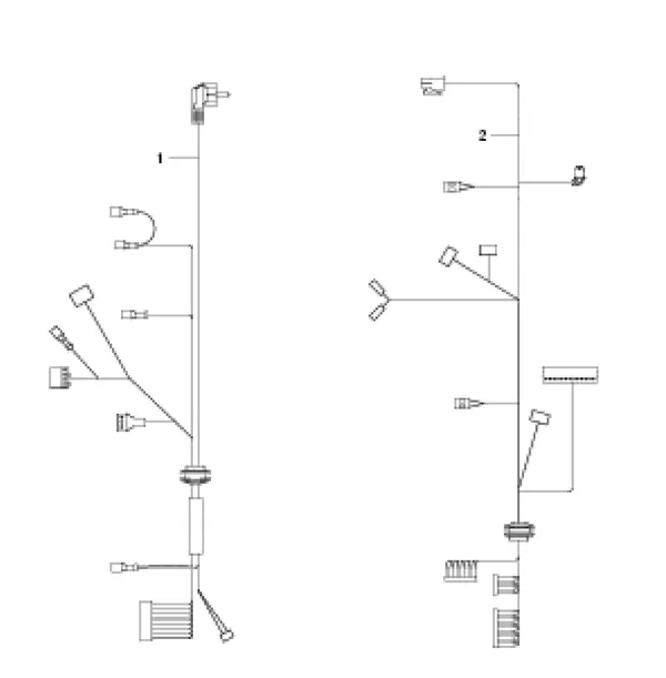 Exploded view Nefit (Bosch) ProLine Eco HRC 24 CW4: Kabelboom