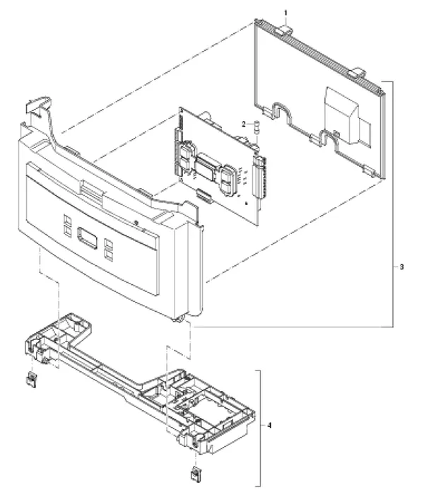 Exploded view Nefit (Bosch) ProLine Eco HRC 24 CW4: Regeling