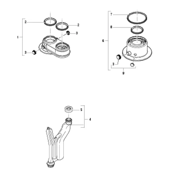 Exploded view Nefit (Bosch) ProLine Eco HRC 24 CW4: Rookgasafvoer