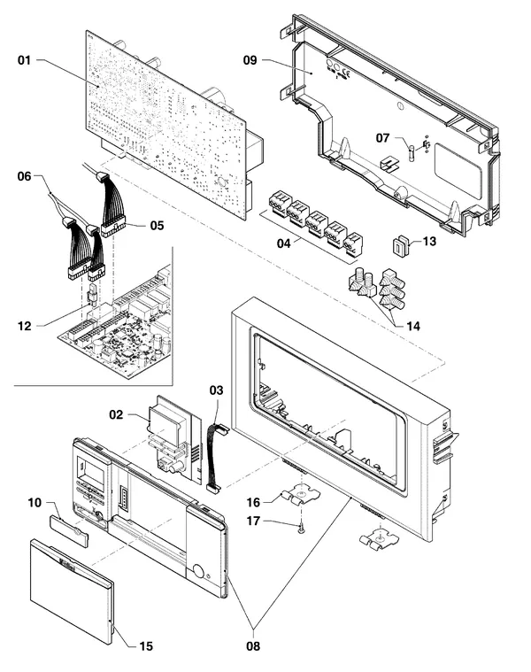 Exploded view Vaillant ecoCOMPACT VSC 306/4-5 90: Schakelkast