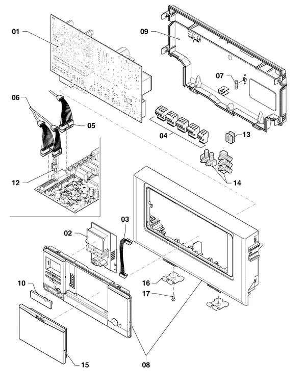 Exploded view Vaillant ecoCOMPACT VSC 306/4-5 150: Schakelkast