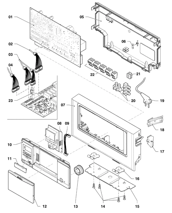 Exploded view Vaillant ecoTEC plus VHR 25-30/5-5 R6: Elektra