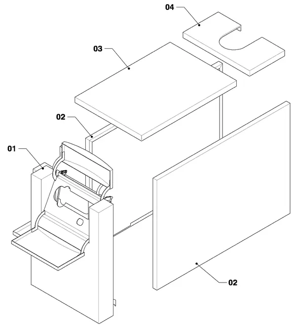 Exploded view Vaillant ecoCRAFT VKK 1206/3 R1: Manteldelen
