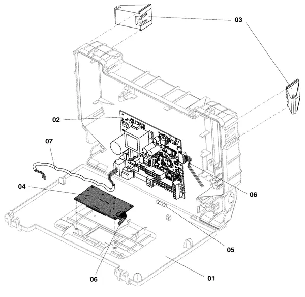 Exploded view Vaillant ecoFIT pro VUW 256/6-3: Schakelkast