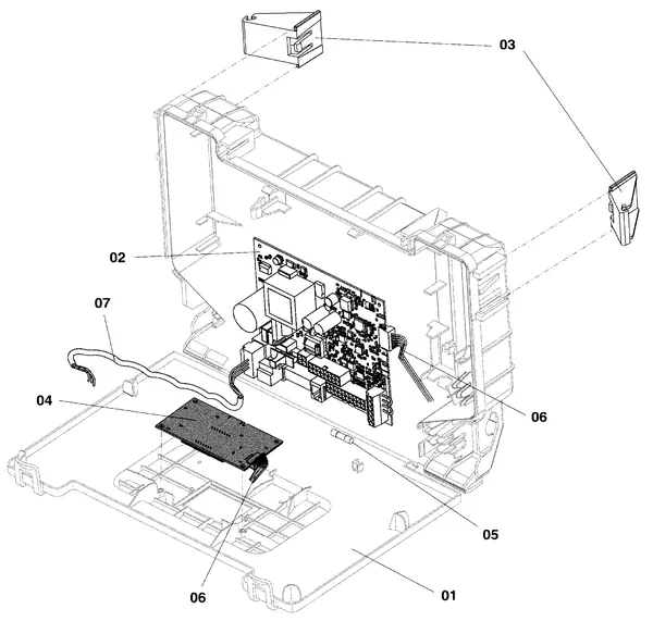 Exploded view Vaillant ecoFIT pro VUW 356/6-3: Schakelkast