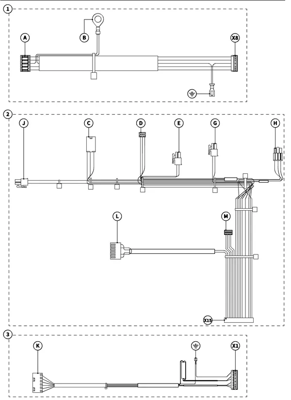 Exploded view Intergas Xtreme 24: Bedrading