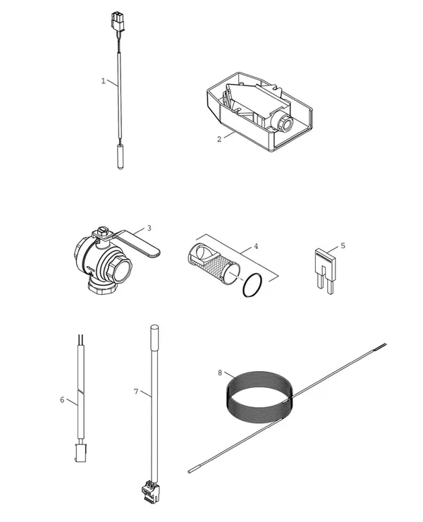 Exploded view Bosch Compress 3400i AWS (CS3400iAWS 10E): Accessoire