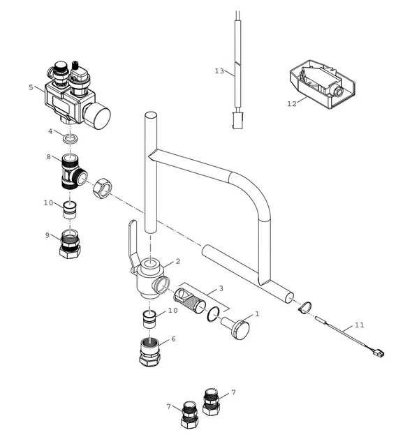 Exploded view Bosch Compress 3400i AWS (CS3400iAWS 14M): Accessoire
