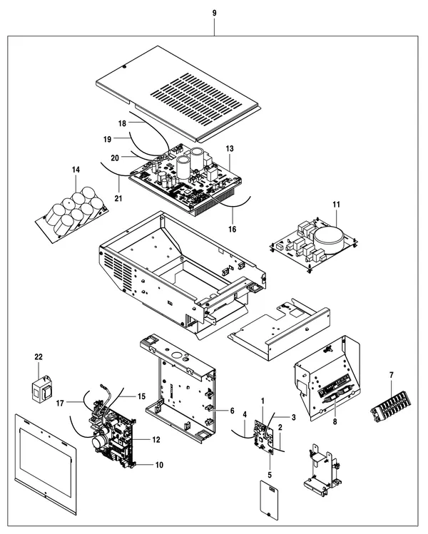 Exploded view Bosch Compress 3400i AWS 14kW (CS3400iAWS 14 OR-T): Thermoregulator