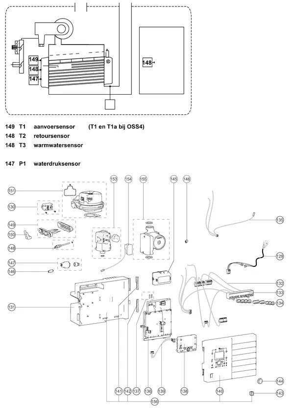 Exploded view Atag Q38SR | vanaf 2020 OSS2: Elektra