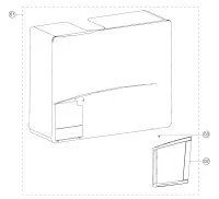Exploded view Atag Q60SR | vanaf 2020 OSS4: Mantel