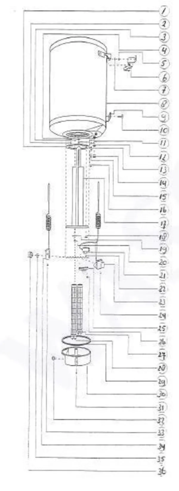 Exploded view Inventum EDR 81 Comfort: Totaaloverzicht