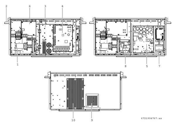 Exploded view Bosch Compress 3000 AWP (CS3000AWP 16): Regeling