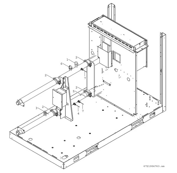 Exploded view Bosch Compress 3000 AWP (CS3000AWP 16): Standaard