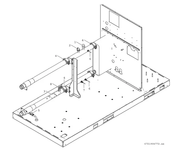 Exploded view Bosch Compress 3000 AWP (CS3000AWP 31): Standaard