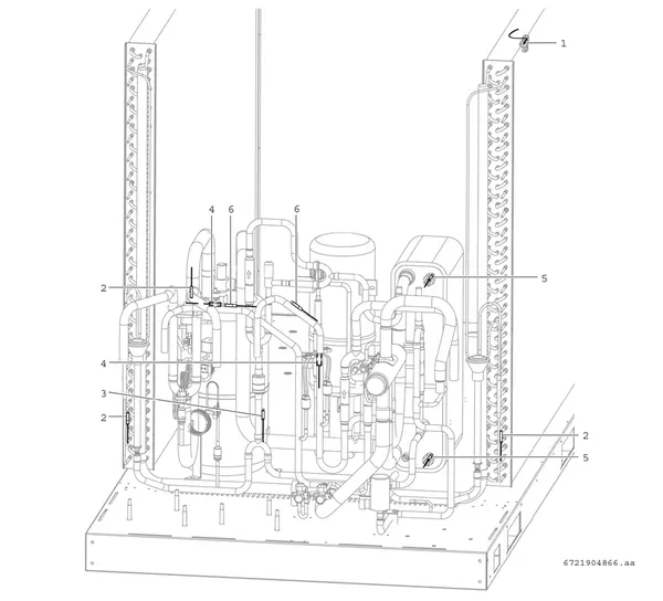 Exploded view Bosch Compress 3000 AWP (CS3000AWP 41 P): Temperatuursensor