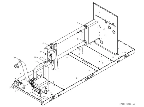 Exploded view Bosch Compress 3000 AWP (CS3000AWP 53 P): Standaard