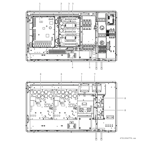 Exploded view Bosch Compress 3000 AWP (CS3000AWP 31 S): Regeling