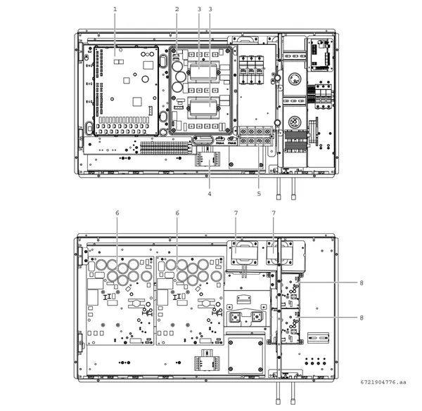 Exploded view Bosch Compress 3000 AWP (CS3000AWP 31 PC): Regeling