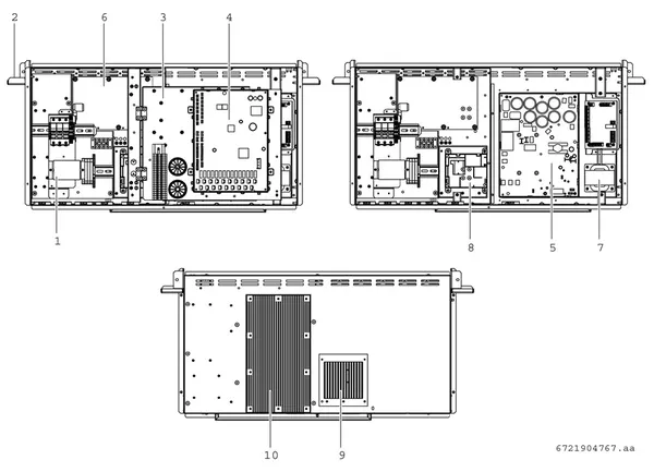 Exploded view Bosch Compress 3000 AWP (CS3000AWP 16 MBC): Regeling