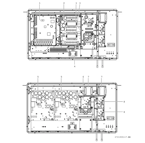 Exploded view Bosch Compress 3000 AWP (CS3000AWP 53 SC): Regeling