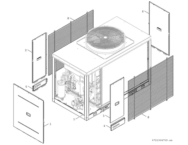 Exploded view Bosch Compress 3000 AWP (CS3000AWP 19 C): Plaat