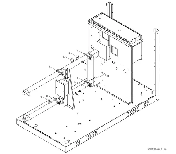 Exploded view Bosch Compress 3000 AWP (CS3000AWP 19 C): Standaard