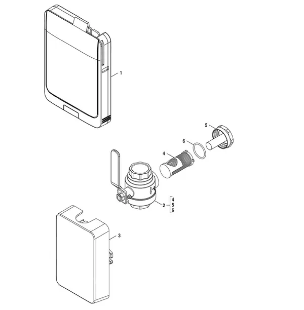 Exploded view Bosch Compress 5800i AW (CS5800iAW 12 M): Accessoires