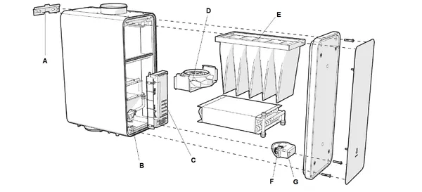 Exploded view Inventum Modul-AIR Module GreenComfort: Totaaloverzicht