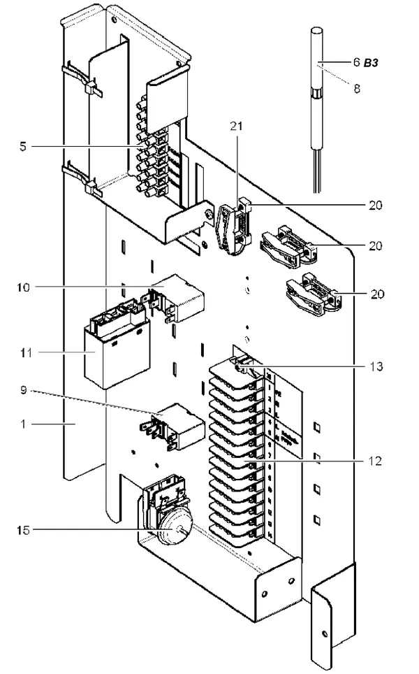 Exploded view Stiebel Eltron LWA 252 SOL (03/2011): Paneel