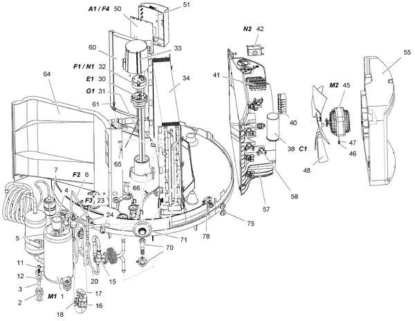 Exploded view Stiebel Eltron WWK 220, 300 ELECTRONIC (01/2013-02/2014): Koelkring