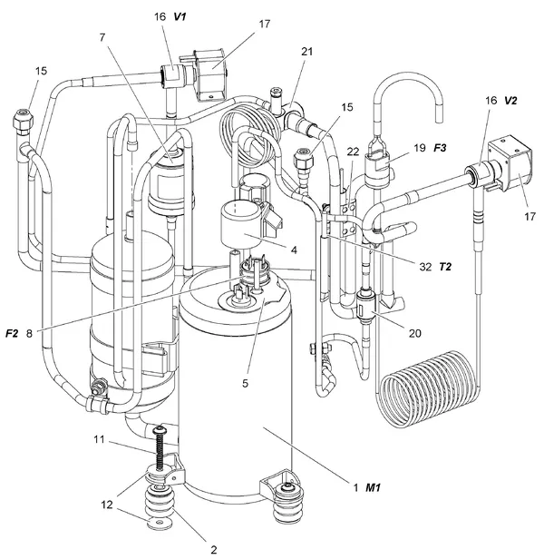 Exploded view Stiebel Eltron WWK 221, 301 ELECTRONIC FR (06/2014): Koeling