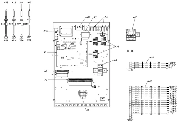 Exploded view Daikin EHVX11S18CB3V | LT binnendeel: Elektra