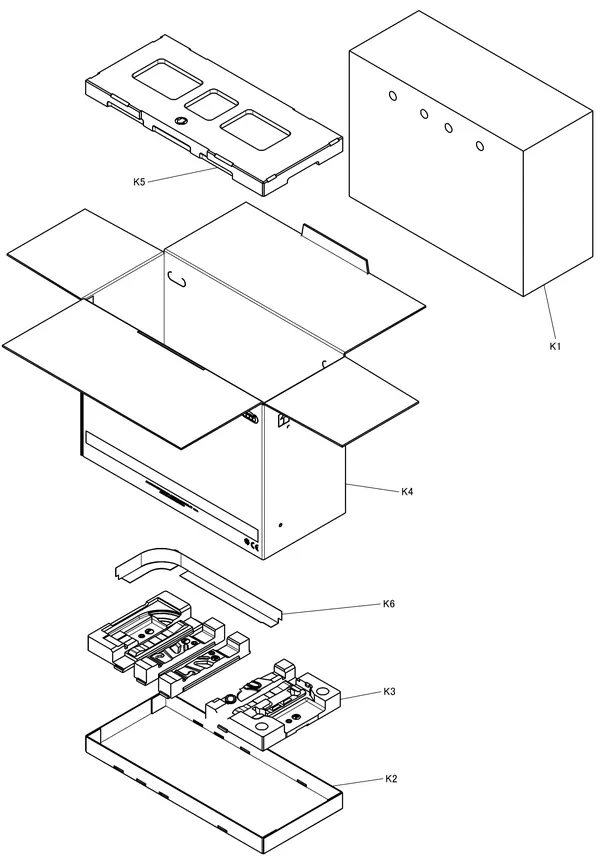 Exploded view Daikin 3 R - ERGA08EAV3H7 | buitendeel 8kW: Mantel