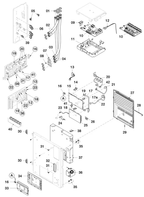Exploded view Vaillant aroTHERM Split plus VWL 58/8.2 IS S5: Schakelkast